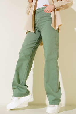 Palazzo Bol Paça Pantolon Mint Yeşili - 100-300 TL Ürünler