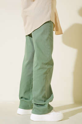 Palazzo Bol Paça Pantolon Mint Yeşili - 100-300 TL Ürünler