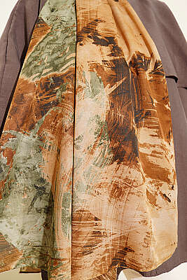 Palet Desen Vio Light Şal Camel - Başörtüsü