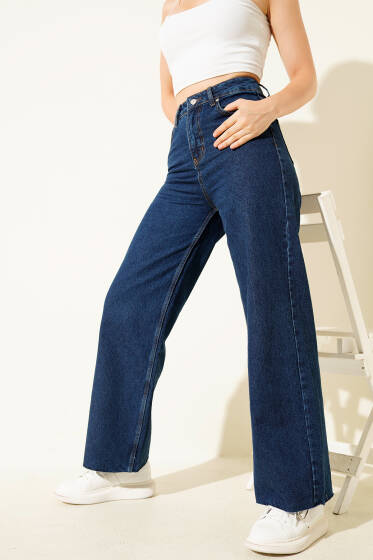 Pallazzo Basic Pantolon Kot - Kadın Giyim Modelleri