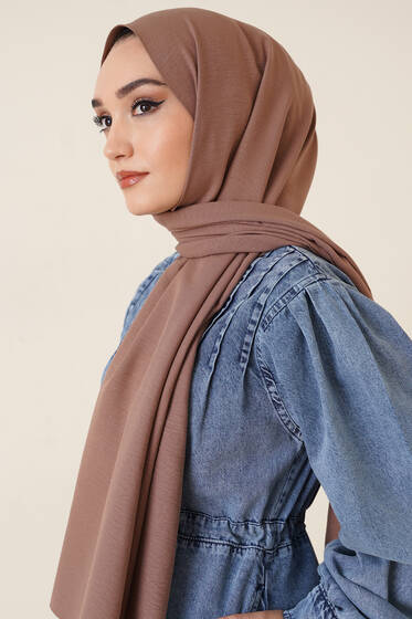 Pamuk Cazz Şal İpek Serisi Soğuk Vizon - Black&White