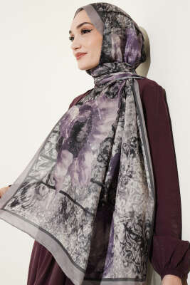 Papelya Desen Modal Liva Şal Kum Bej - Yılın Fırsatı