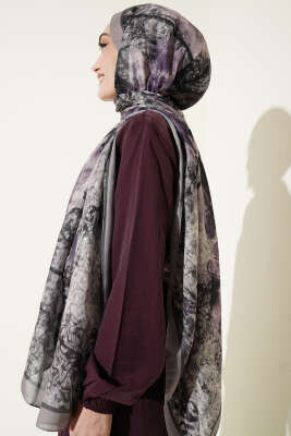 Papelya Desen Modal Liva Şal Kum Bej - Yılın Fırsatı