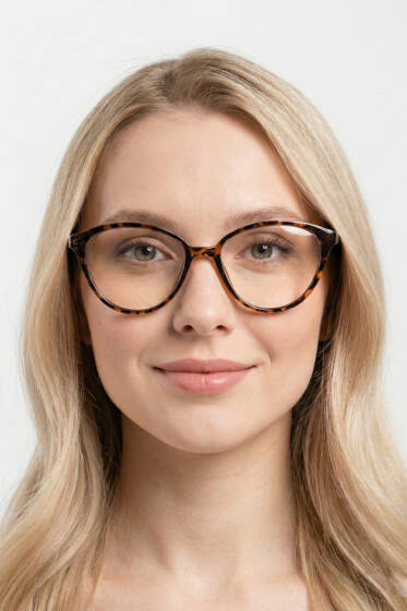 Paphia Serisi Şeffaf Gözlük Leopar - GÜNEŞ GÖZLÜĞÜ