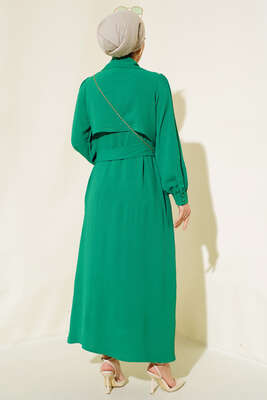 Parça Detaylı Kap Yeşil - Yılın Fırsatı