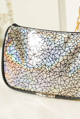 Parlak Desenli Fermuarlı Makyaj Çantası Asorti 11 - Günün Seçilenleri