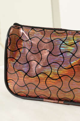 Parlak Desenli Fermuarlı Makyaj Çantası Asorti 5 - Günün Seçilenleri