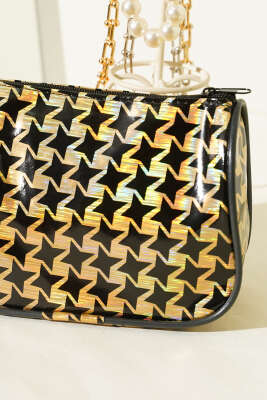 Parlak Desenli Fermuarlı Makyaj Çantası Asorti 9 - Günün Seçilenleri