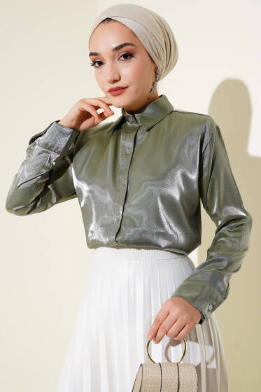 Parlak Gömlek Haki - Gömlek