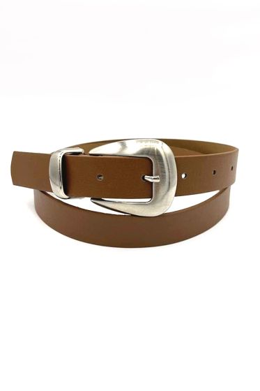 Parlak Tokalı Taba Kemer - Deri Kemer