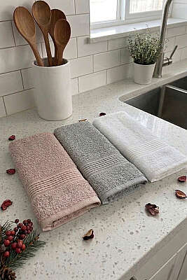 Pastel Serisi 3'lü Mutfak Havlu Seti Asorti 1 - MAHİR HAVLU