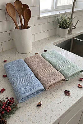 Pastel Serisi 3'lü Mutfak Havlu Seti Asorti 2 - MAHİR HAVLU