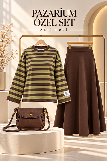 Pazarium Özel Set Kombin - İkili Takım