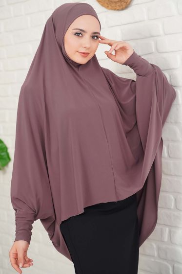 Peçeli Kahve Şal - Black&White