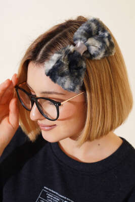 Peluş Otomatik Toka Antrasit Gri 