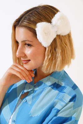 Peluş Otomatik Toka Ekru 