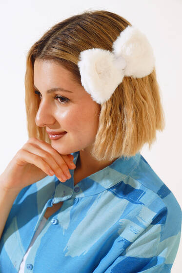 Peluş Otomatik Toka Ekru - Toka