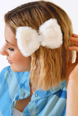 Peluş Otomatik Toka Ekru - Toka