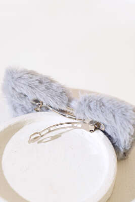 Peluş Otomatik Toka Gri - Toka