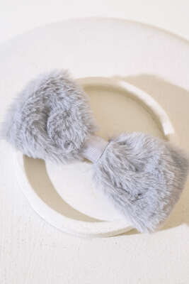 Peluş Otomatik Toka Gri 