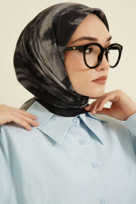 Penç Desen Lina Eşarp Antrasit - MODA KAŞMİR