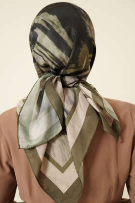 Penç Desen Lina Eşarp Haki - Başörtüsü
