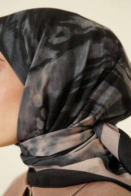 Penç Desen Lina Eşarp Siyah - Başörtüsü