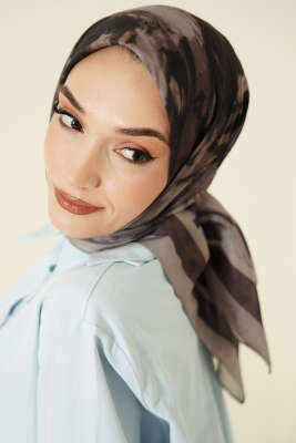 Penç Desen Lina Eşarp Taş Gri - MODA KAŞMİR