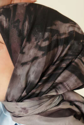 Penç Desen Lina Eşarp Taş Gri - Başörtüsü