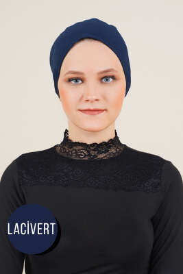 Penye Dikişsiz Bone Lacivert - BONE