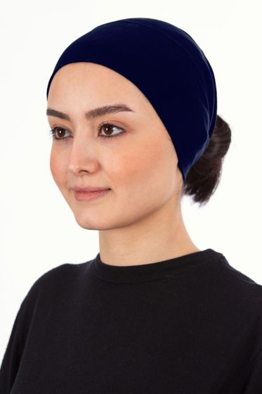 Penye Lacivert Bone - Penye Şal