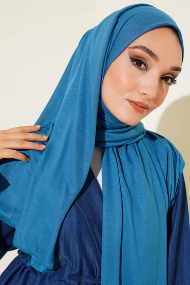 Penye Şal Petrol -26 - Düz Şal