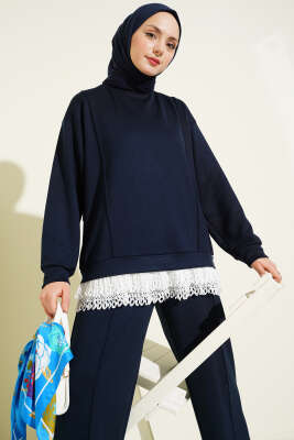 Pilise Garnili Takım Lacivert - İkili Takım