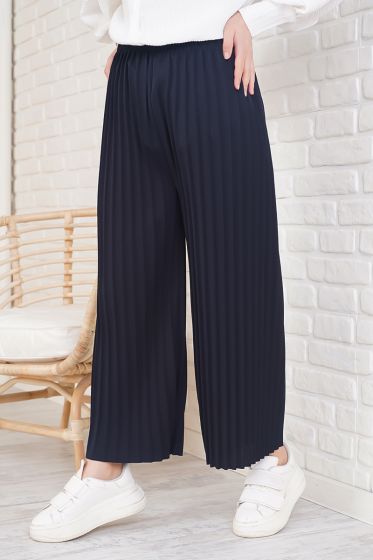 Pilise Model Lacivert Pantolon - Pantolon