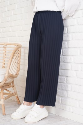 Pilise Model Lacivert Pantolon - Pantolon