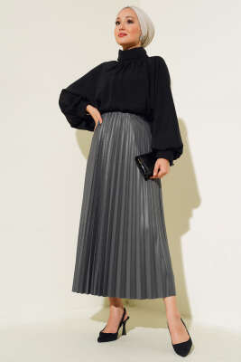 Piliseli Etek Füme - Uzun Etek