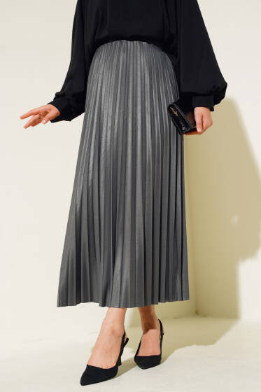 Piliseli Etek Füme - Uzun Etek