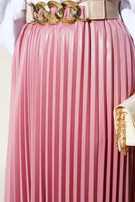 Piliseli Etek Gül Kurusu - Uzun Etek