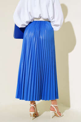 Piliseli Etek Saks - Uzun Etek