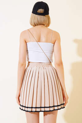 Piliseli Kolej Etek Bej - Kadın Giyim Modelleri