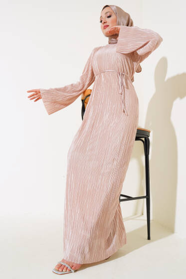 Piliseli Parlak Elbise Bisküvi - Elbise