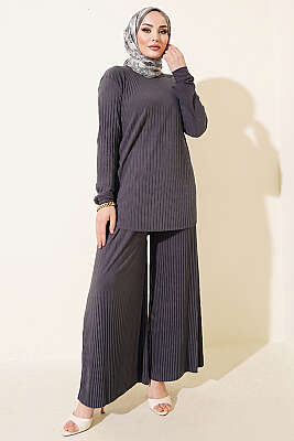 Piliseli Sandy İkili Takım Füme - HBS