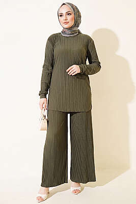 Piliseli Sandy İkili Takım Haki - HBS