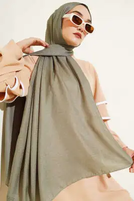 Pırıltı Soft Şal Çağla Yeşili 