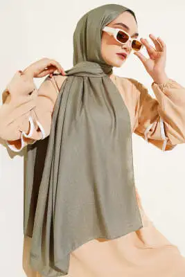 Pırıltı Soft Şal Çağla Yeşili - Başörtüsü