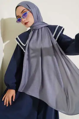 Pırıltı Soft Şal Gri 