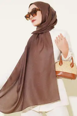 Pırıltı Soft Şal Kahve - Başörtüsü