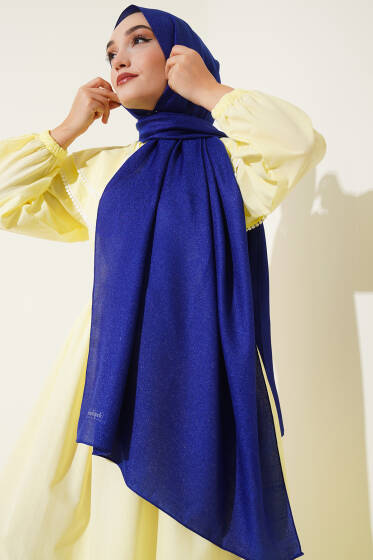 Pırıltı Soft Şal Saks - Başörtüsü