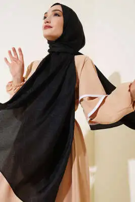 Pırıltı Soft Şal Siyah 