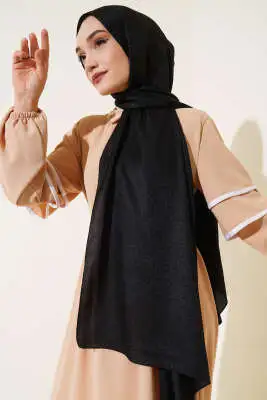 Pırıltı Soft Şal Siyah - Başörtüsü